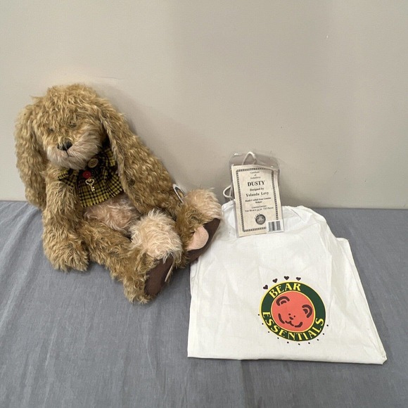 EFFANBEE BEAR ESSENTIALS-DUSTY THE RABBIT-Limited edition 231 OF 750 Pieces RARE - Picture 1 of 14